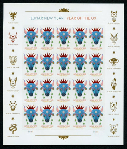 Year of the Ox Stamp Celebrates Lunar New Year Forever First Class Postage Stamps