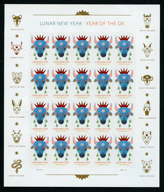 Year of the Ox Stamp Celebrates Lunar New Year Forever First Class Postage Stamps