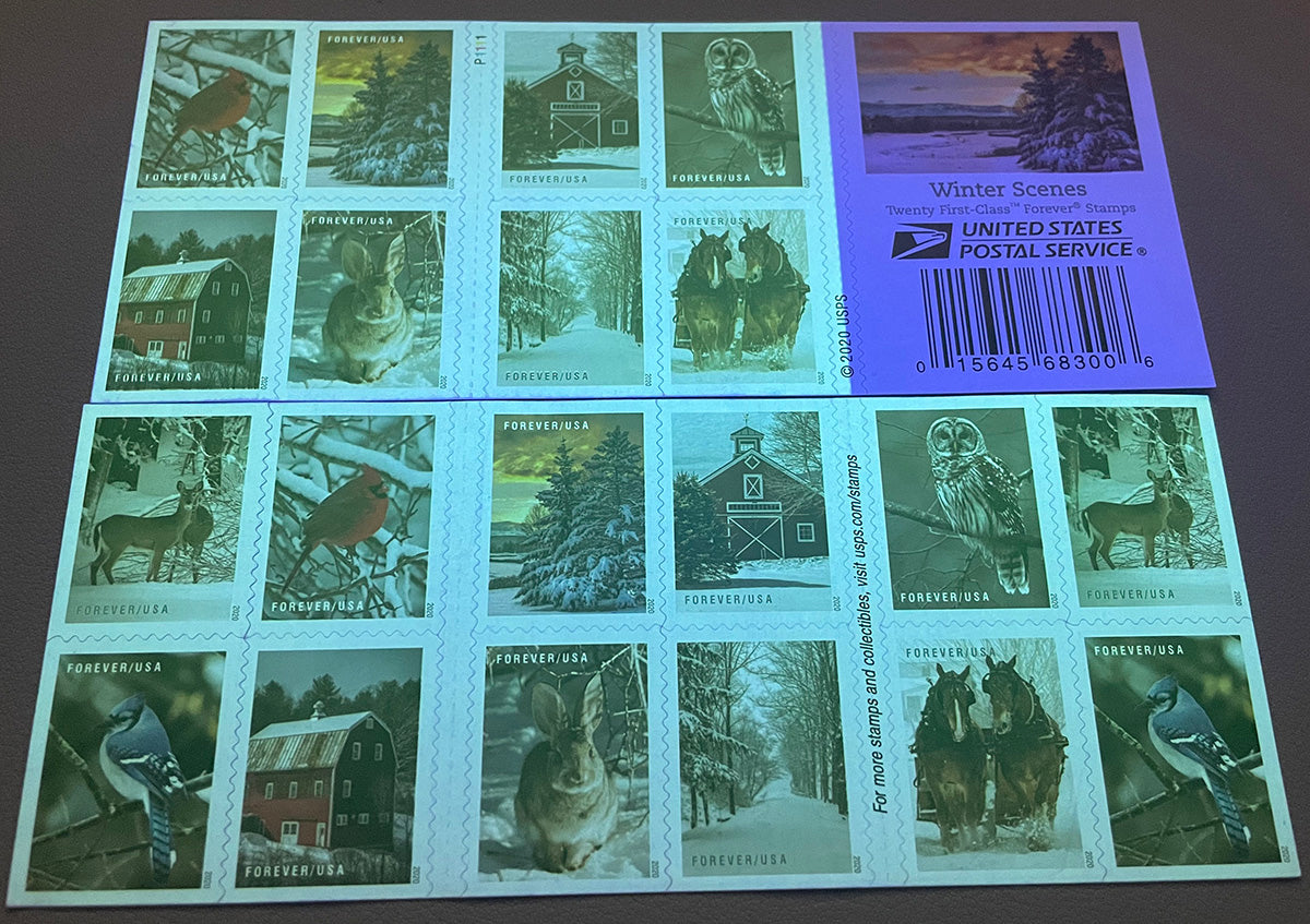 Winter Scenes Forever First Class Postage Stamps