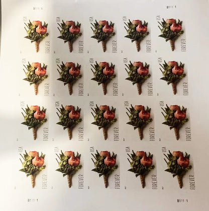 Celebration Boutonniere Forever Postage Stamps