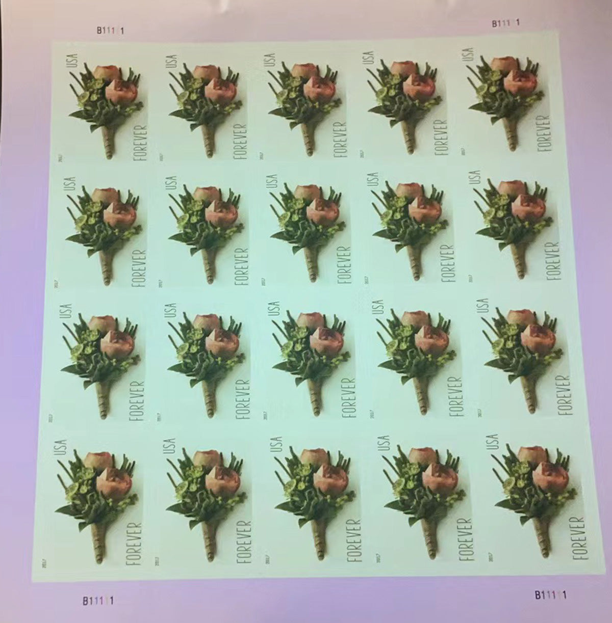 Celebration Boutonniere Forever Postage Stamps