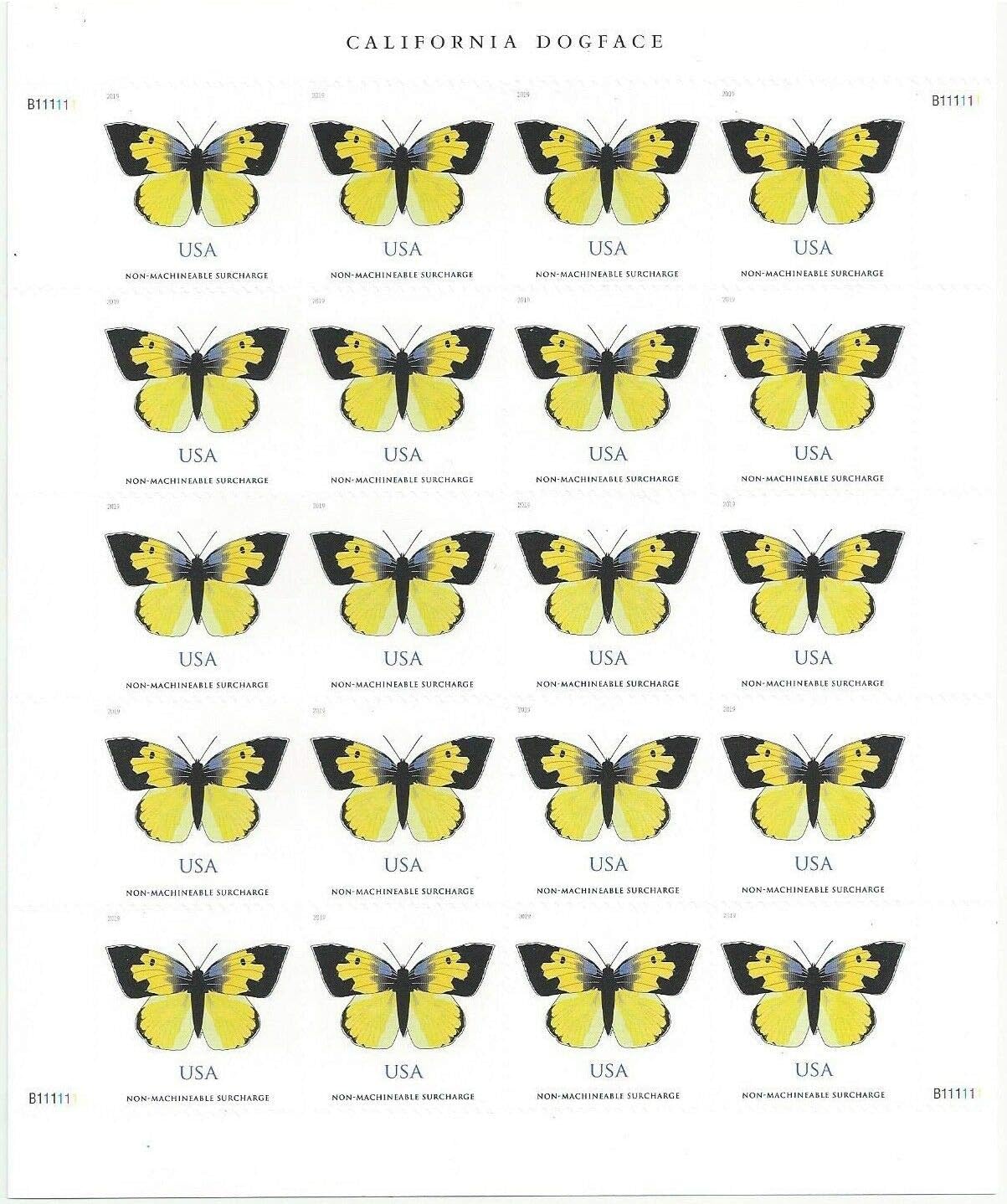 California Dogface Butterfly Forever First Class Postage Stamps