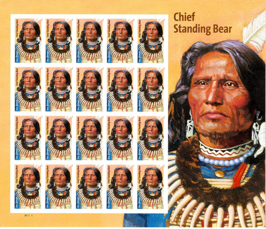 Chief Standing Bear Forever Postage Stamps