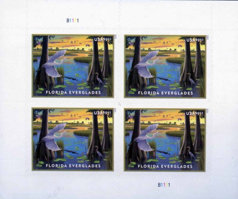 2023 Current Face Value Florida Everglades Priority Mail Postage Stamps