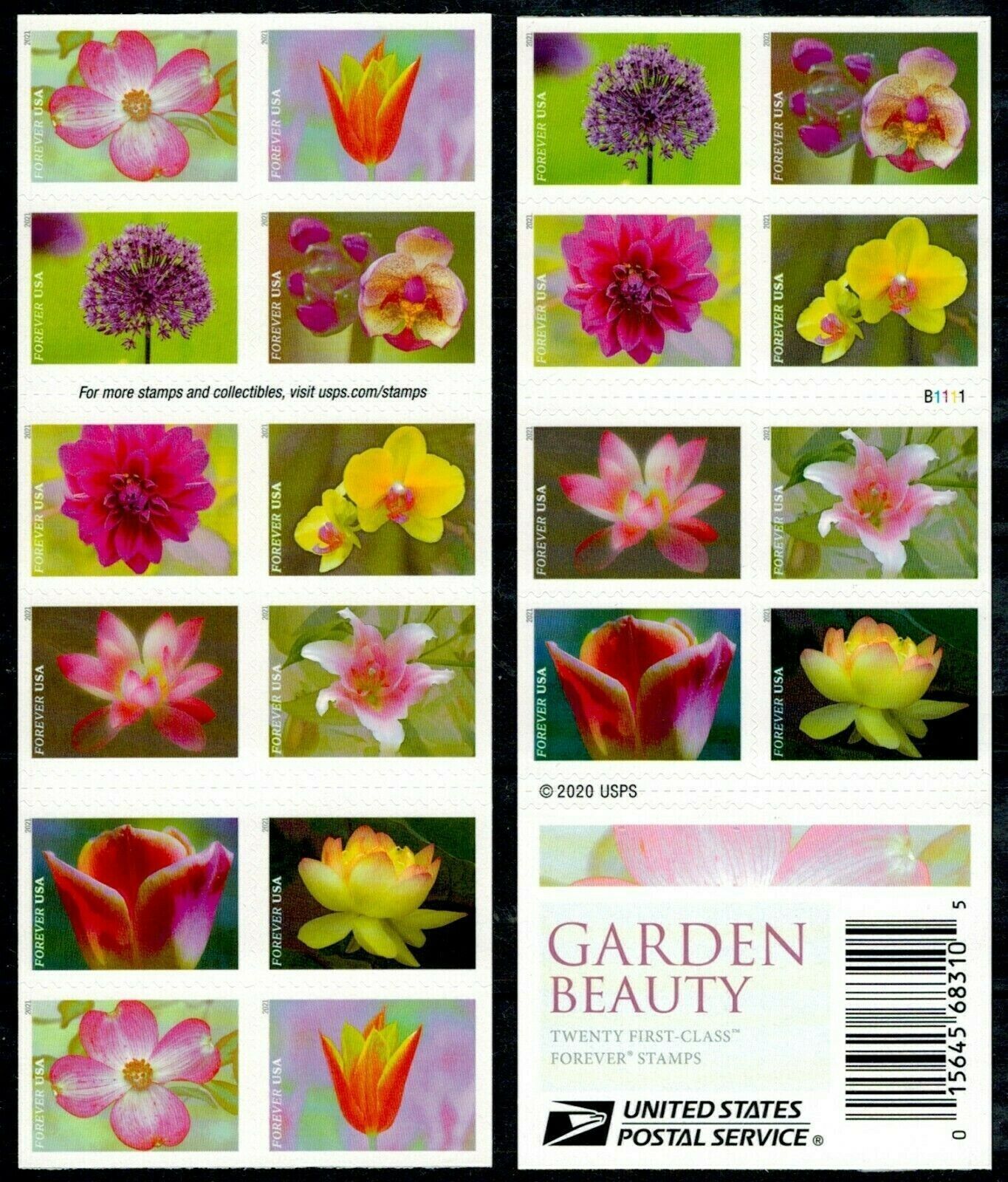 Garden Beauty Forever First Class Postage Stamps