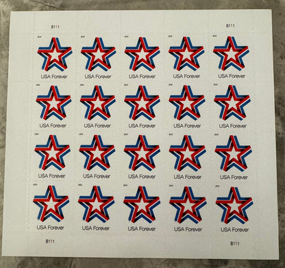 Star Ribbon Forever First Class Postage Stamps