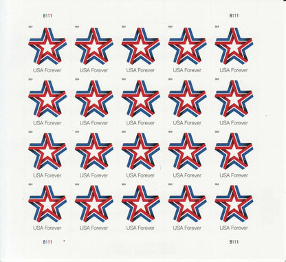 Star Ribbon Forever First Class Postage Stamps