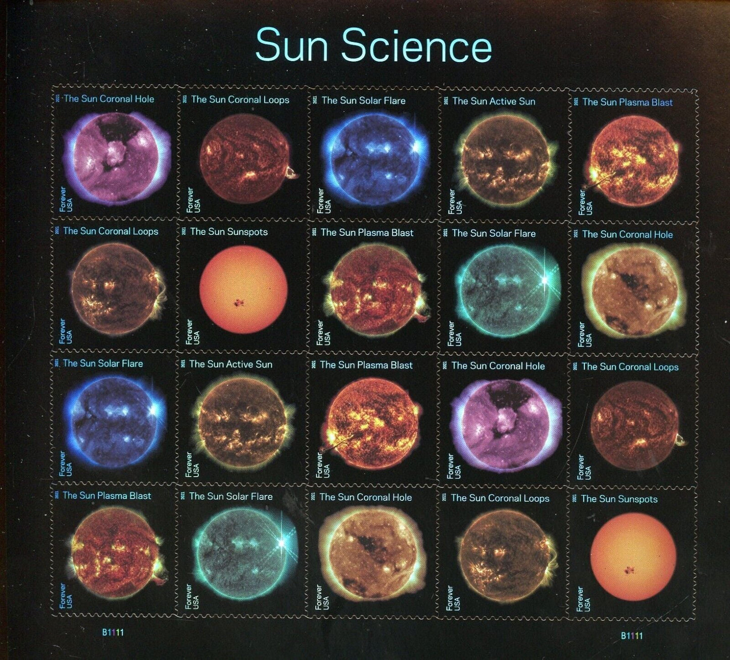 Sun Science Forever First Class Postage Stamps